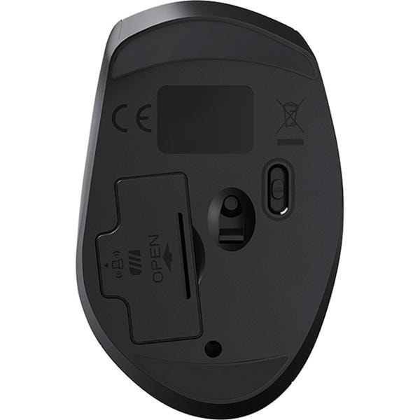 Mouse sem fio, com 6 botões, 1600 DPI, Preto, MS400 MO381, Multi - CX 1 UN