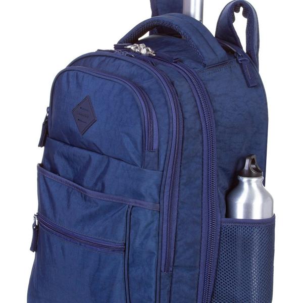 Mochila poliéster com rodas, Rolling Crinkle, Azul, 075498-04, Sestini - PT 1 UN