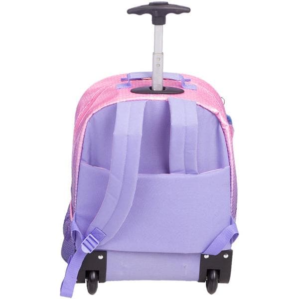 Mochila com rodas, Capricho, poliéster, Rosa e Lilás, 075964-08, Sestini - PT 1 UN