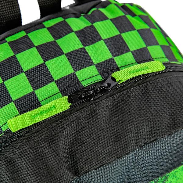 Mochila Escolar Infantil de Rodinhas Minecraft Sestini - PT 1 UN