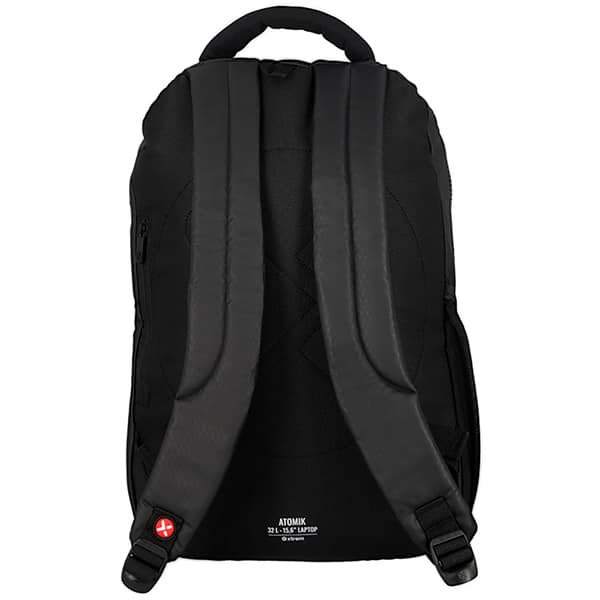 Mochila para notebook até 15,6 polegadas, Atomik em poliéster, Preta, 147368-104, Samsonite - PT 1 UN