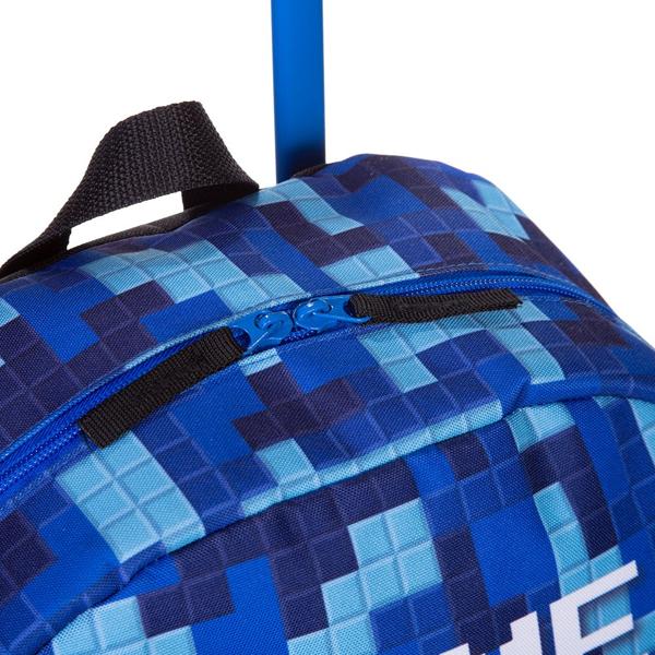 Mochila Escolar Infantil de Rodinhas Plus Game Poliéster Azul Sestini - PT 1 UN