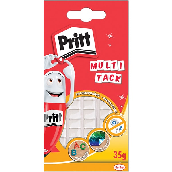 Massa adesiva p/fixação de papéis Multi Tack Pritt Henkel PT 1 UN