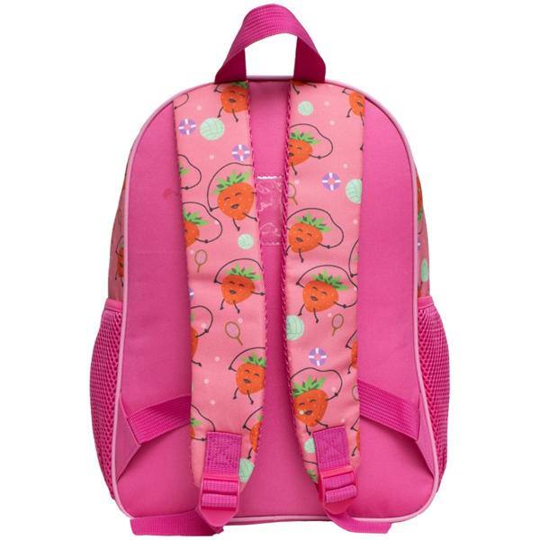 Mochila poliéster 14", Frutinhas fit, Sortida, YS42176, YIN'S - PT 1 UN