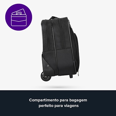 Maleta para notebook com rodas, 15,4 polegadas, Preta, TBR003, Targus - PT 1 UN