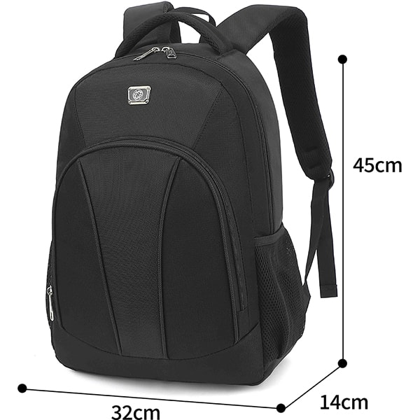 Mochila para notebook até 15,5 polegadas, Poliéster, Preta, FLD2317, Up - PT 1 UN