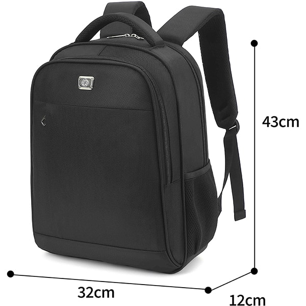 Mochila para notebook até 15,5 polegadas, Poliéster, Preta, FLD306, Up - PT 1 UN