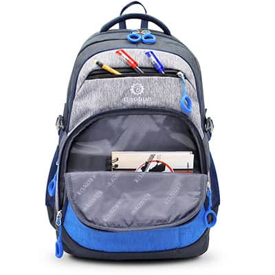 Mochila p/notebook até 15" em poliester BH77056 Baohua PT 1 UN