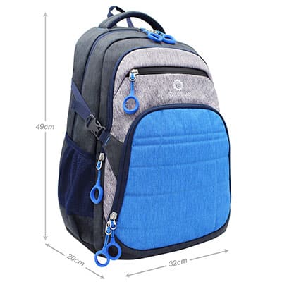 Mochila p/notebook até 15" em poliester BH77056 Baohua PT 1 UN