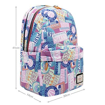 Mochila p/notebook até 14" em poliester BH77108 Baohua PT 1 UN