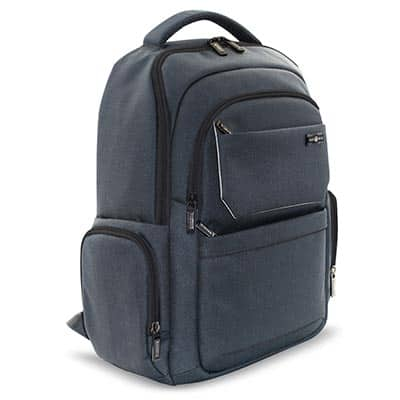 Mochila p/notebook até 14" em poliester cinza BH215-33 Baohua PT 1 PT