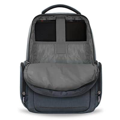 Mochila p/notebook até 14" em poliester cinza BH215-33 Baohua PT 1 PT