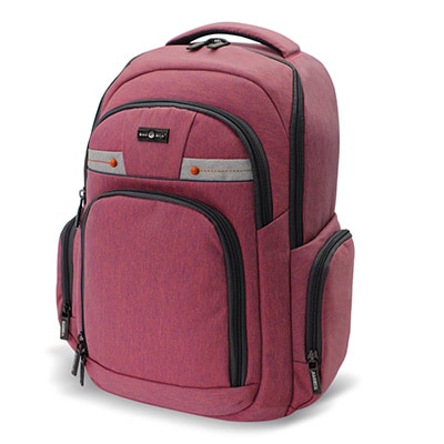 Mochila p/notebook até 14" em poliester rosa BH215-39 Baohua PT 1 UN