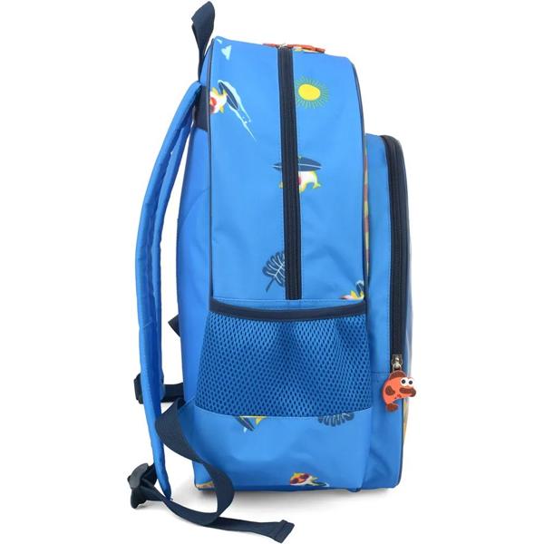 Mochila Infantil Baby Shark em Poliéster Luxcel - PT 1 UN