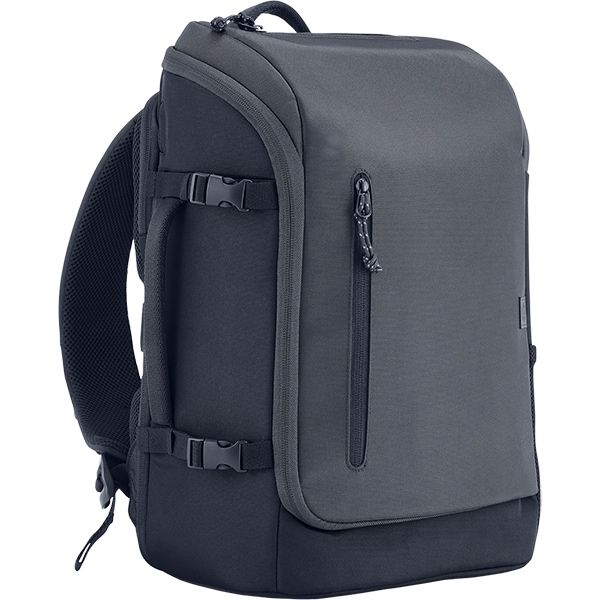 Mochila para notebook até 15,6", em poliéster, Travel, Cinza, 6B8U4AA, HP - PT 1 UN