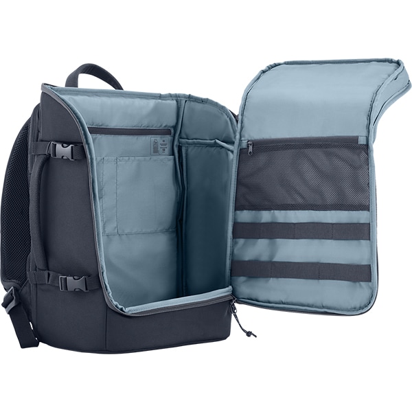 Mochila para notebook até 15,6", em poliéster, Travel, Cinza, 6B8U4AA, HP - PT 1 UN