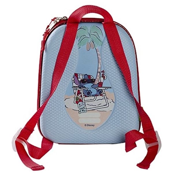 Mochila infantil Stitch Praia, em EVA, Maxtoy - PT 1 UN