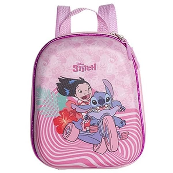 Mochila infantil Stitch, em EVA, Maxtoy - PT 1 UN