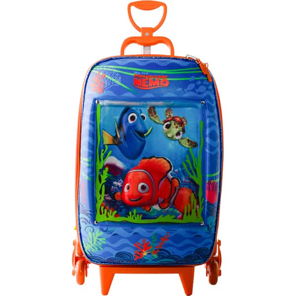 Mochila Escolar Infantil de Rodinhas em EVA, Procurando Nemo, Maxtoy - PT 1 UN