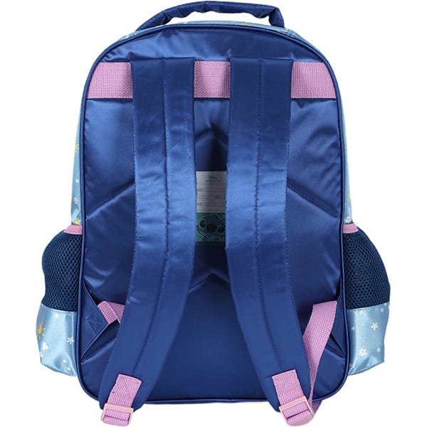 Mochila escolar em poliéster, Stitch, Violeta, Luxcel - PT 1 UN
