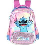 Mochila Escolar Infantil de Stitch Roxo, Luxcel - PT 1 UN Mochila Escolar Infantil de Stitch Roxo, Luxcel - PT 1 UN