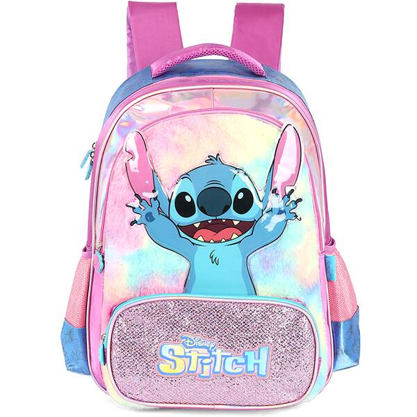 Mochila poli. Stitch roxo IS42411SC.2800 Luxcel PT 1 UN