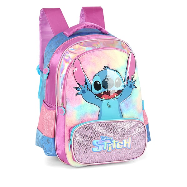 Mochila poli. Stitch roxo IS42411SC.2800 Luxcel PT 1 UN