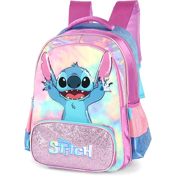 Mochila poli. Stitch roxo IS42411SC.2800 Luxcel PT 1 UN
