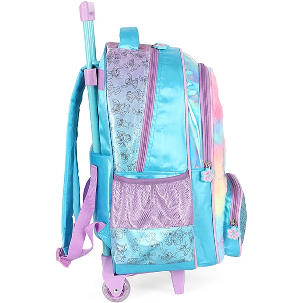 Mochila poli. c/ rodas Stitch azul IC42412SC.0002 Luxcel PT 1 UN