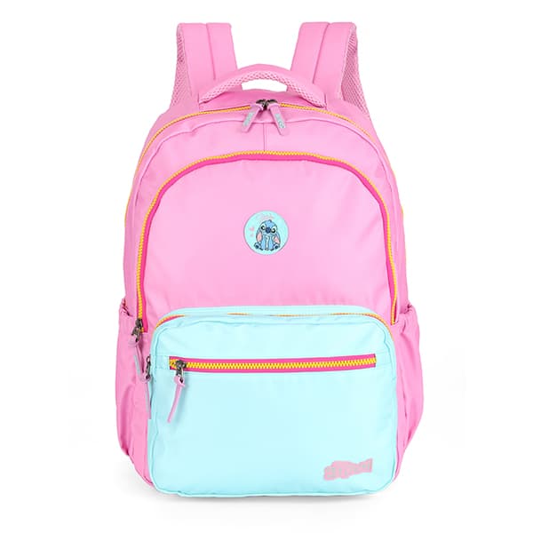Mochila poli. Stitch rosa MJ47731SC.0300 Luxcel PT 1 UN