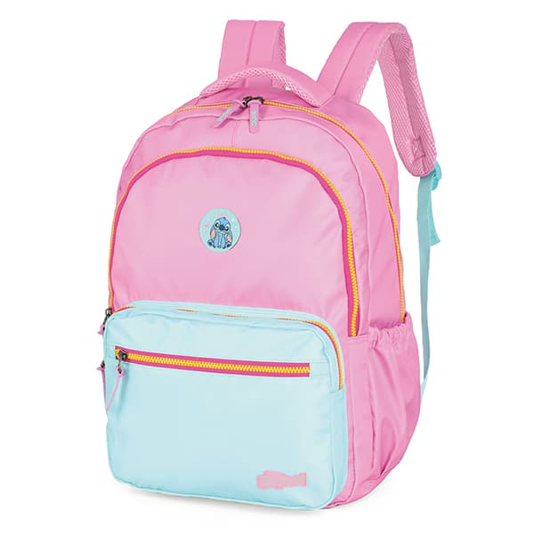 Mochila poli. Stitch rosa MJ47731SC.0300 Luxcel PT 1 UN