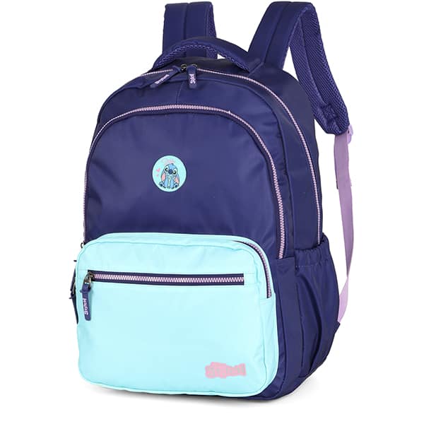 Mochila Escolar Stitch, Roxo, MJ47731SC.2800, Luxcel - PT 1 UN