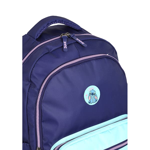 Mochila Escolar Stitch, Roxo, MJ47731SC.2800, Luxcel - PT 1 UN