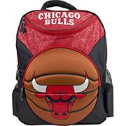 Mochila escolar 3D em PVC, NBA Chicago Bulls, 6881, Maccabi - PT 1 UN