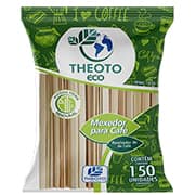 Mexedor de bambu para café, 9 cm, 53056, Theoto - PT 150 UN Mexedor de bambu para café, 9 cm, 53056, Theoto - PT 150 UN