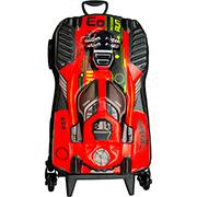 Mochila Escolar Infantil de Rodinhas em EVA, Hot Wheels Dune Soar Motor Cromo, Maxtoy - PT 1 UN