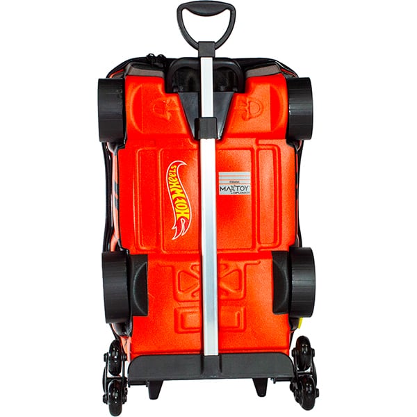 Mochila Escolar Infantil de Rodinhas em EVA, Hot Wheels Night Shifter Vermelho, Motor Cromado, Maxtoy - PT 1 UN Mochila Escolar Infantil de Rodinhas em EVA, Hot Wheels Night Shifter Vermelho, Motor Cromado, Maxtoy - PT 1 UN