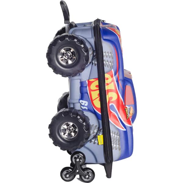 Mochila Escolar Infantil de Rodinhas em EVA, Hot Wheels Monster Truck, Maxtoy - PT 1 UN