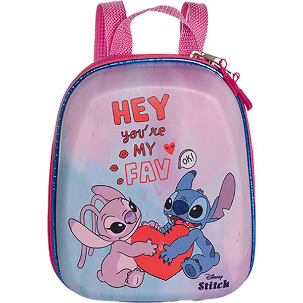 Mochila Infantil, Stitch e Angel, 3857DX24, Maxtoy - PT 1 UN