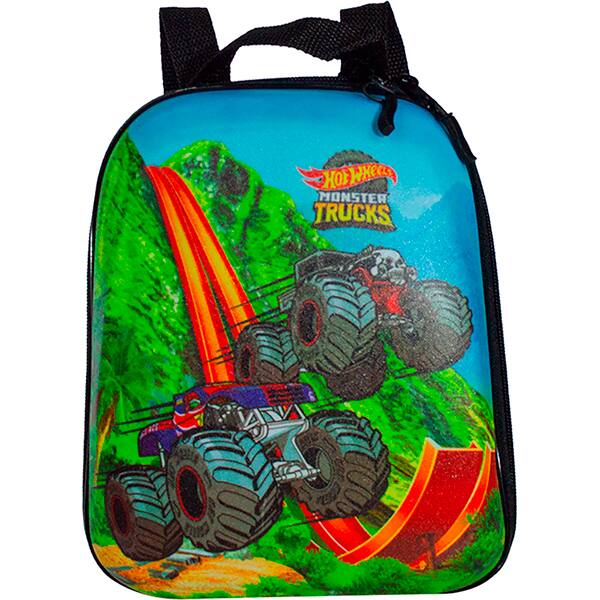 Mochila Infantil em EVA, Hot Wheels Monster Trucks, Maxtoy - PT 1 UN