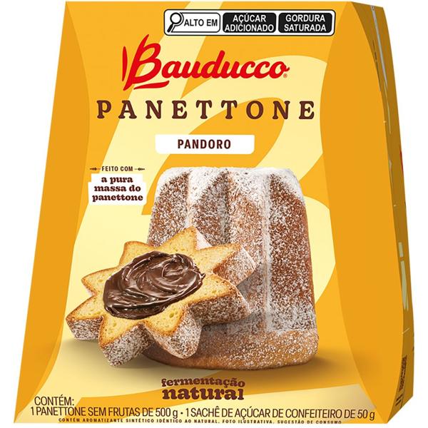 Pandoro, 500g, Bauducco - CX 1 UN