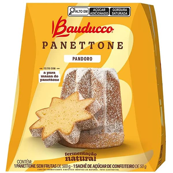 Pandoro, 500g, Bauducco - CX 1 UN