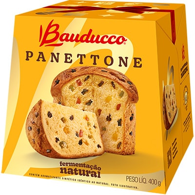 Panettone Bauducco, 400g, Bauducco - 1 UN