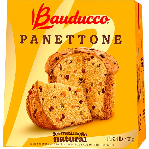 Panettone Bauducco, 400g, Bauducco - CX 1 UN