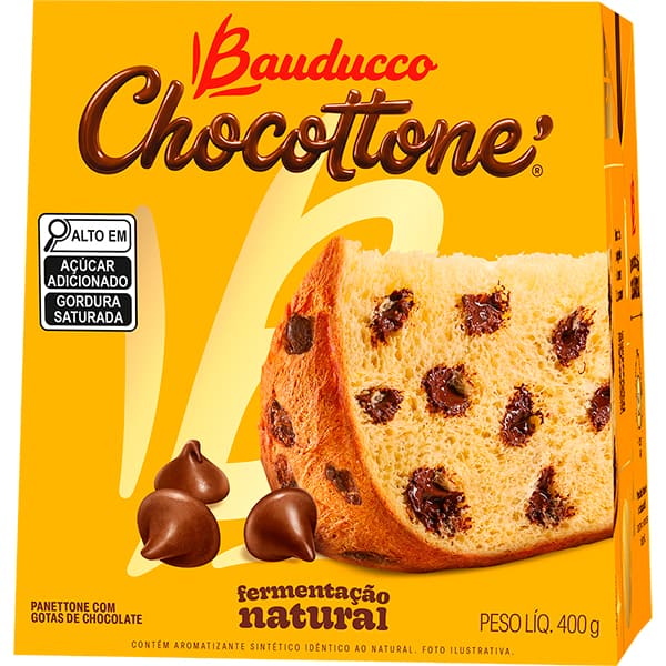 Chocottone 400g, Bauducco CX 1 UN