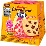 Mini Chocottone Fini Beijos, 80g, Bauducco - CX 1 UN Mini Chocottone Fini Beijos, 80g, Bauducco - CX 1 UN