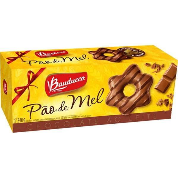 Pão de mel Bauducco especial, 240gramas, Bauducco - CX 8 UN