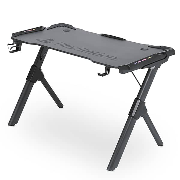 Mesa Gamer Playstation, LED RGB, Preta, CY-8003, Spiral Play - CX 1 UN Mesa Gamer Playstation, LED RGB, Preta, CY-8003, Spiral Play - CX 1 UN