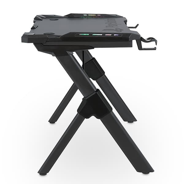 Mesa Gamer Playstation, LED RGB, Preta, CY-8003, Spiral Play - CX 1 UN Mesa Gamer Playstation, LED RGB, Preta, CY-8003, Spiral Play - CX 1 UN