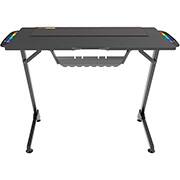 Mesa Gamer Nuker, para até 2 monitores, RGB. Preto, MG001, Bright - CX 1 UN Mesa Gamer Nuker, para até 2 monitores, RGB. Preto, MG001, Bright - CX 1 UN